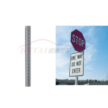 Galvanized Manufacturer Advertising Steel Square Sign Post with High Quality